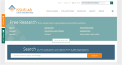 Desktop Screenshot of issuelab.org